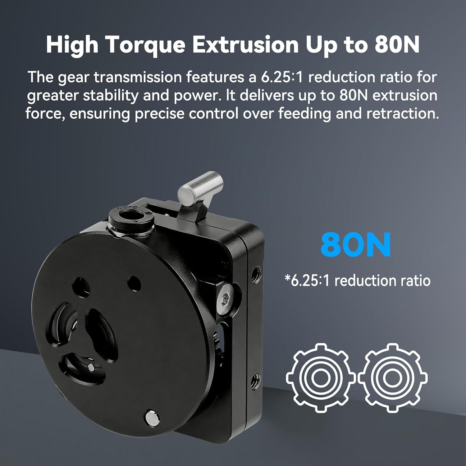 K1/K1 Max/K1C/SE Extruder, Upg - Direct Drive Dual Gear Extruder High Speed 评论和价格