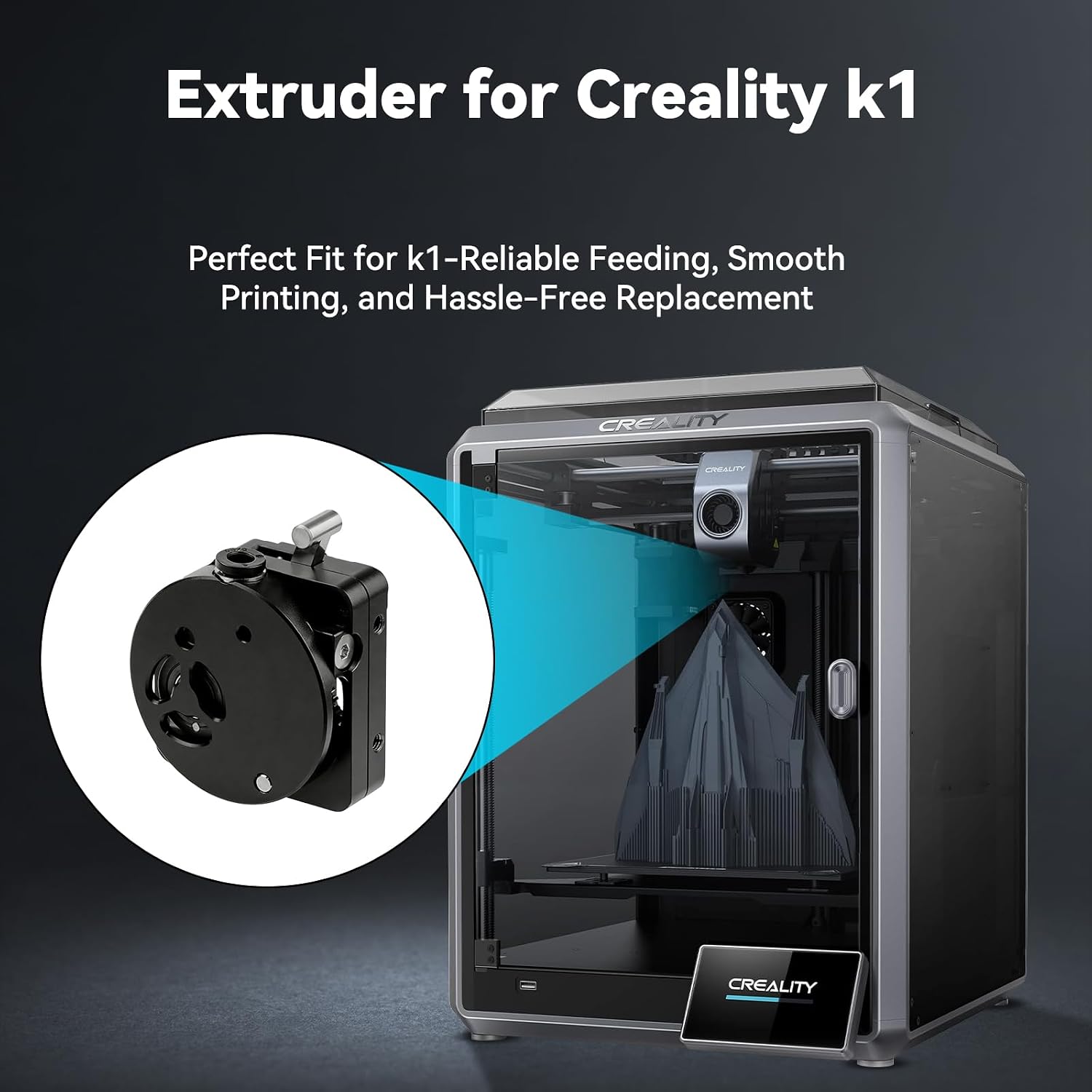 Upgraded K1 Metal Extrusion Ki - Direct Drive Dual Gear Extruder High Speed 评论和价格