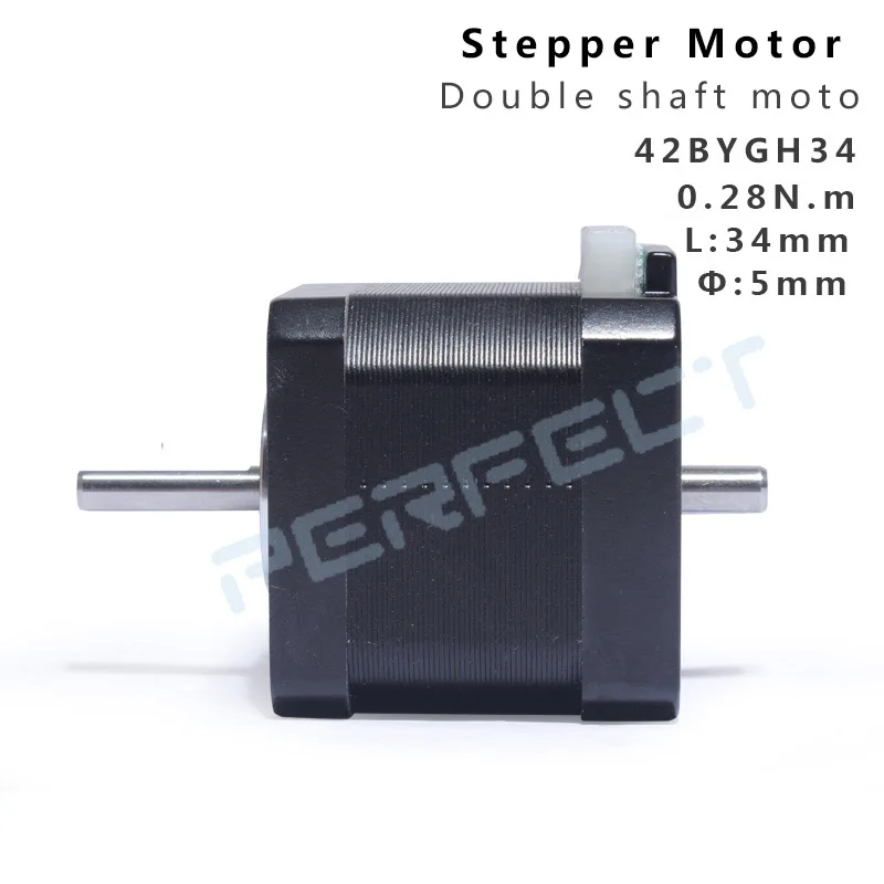 Double Shaft Motor 42BYGH34 Ne - Closed Loop Stepper Motor Nema 17 评论和价格