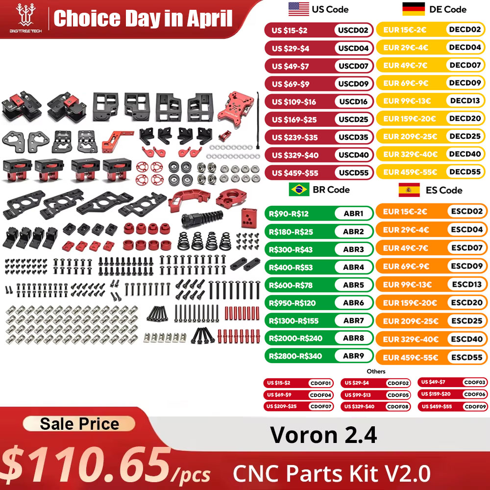 VORON 2.4 CNC Parts Kit V2.0 H - Voron Trident Full Kit 评论和价格